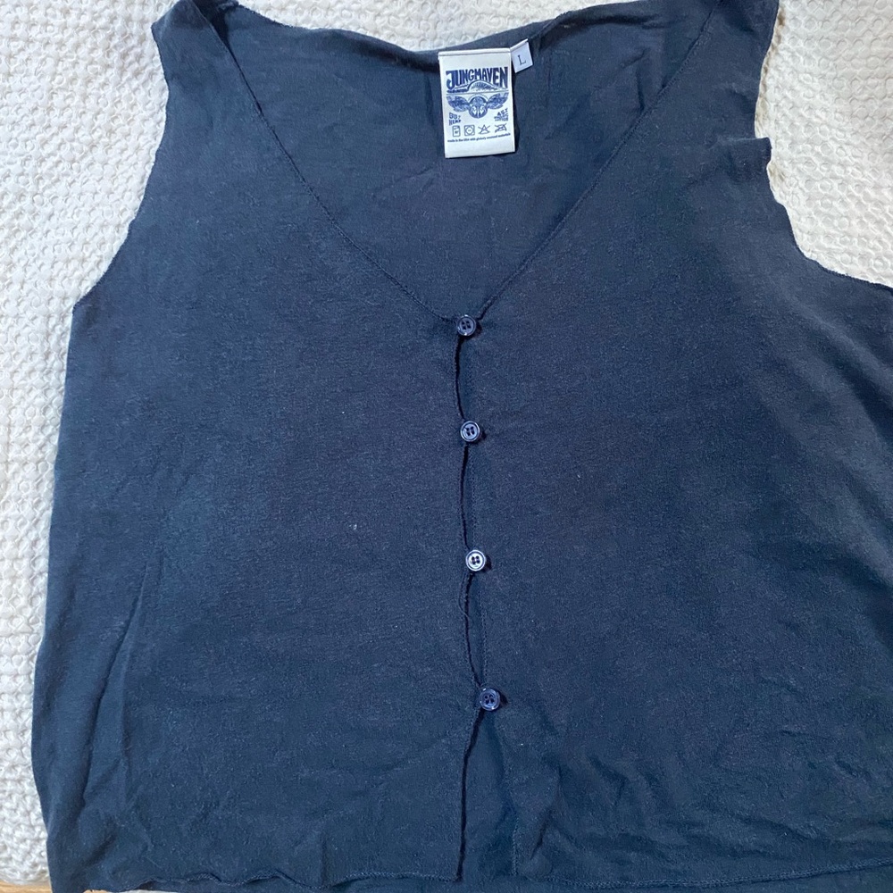 Jungmaven Deep Blue Anacapa tank